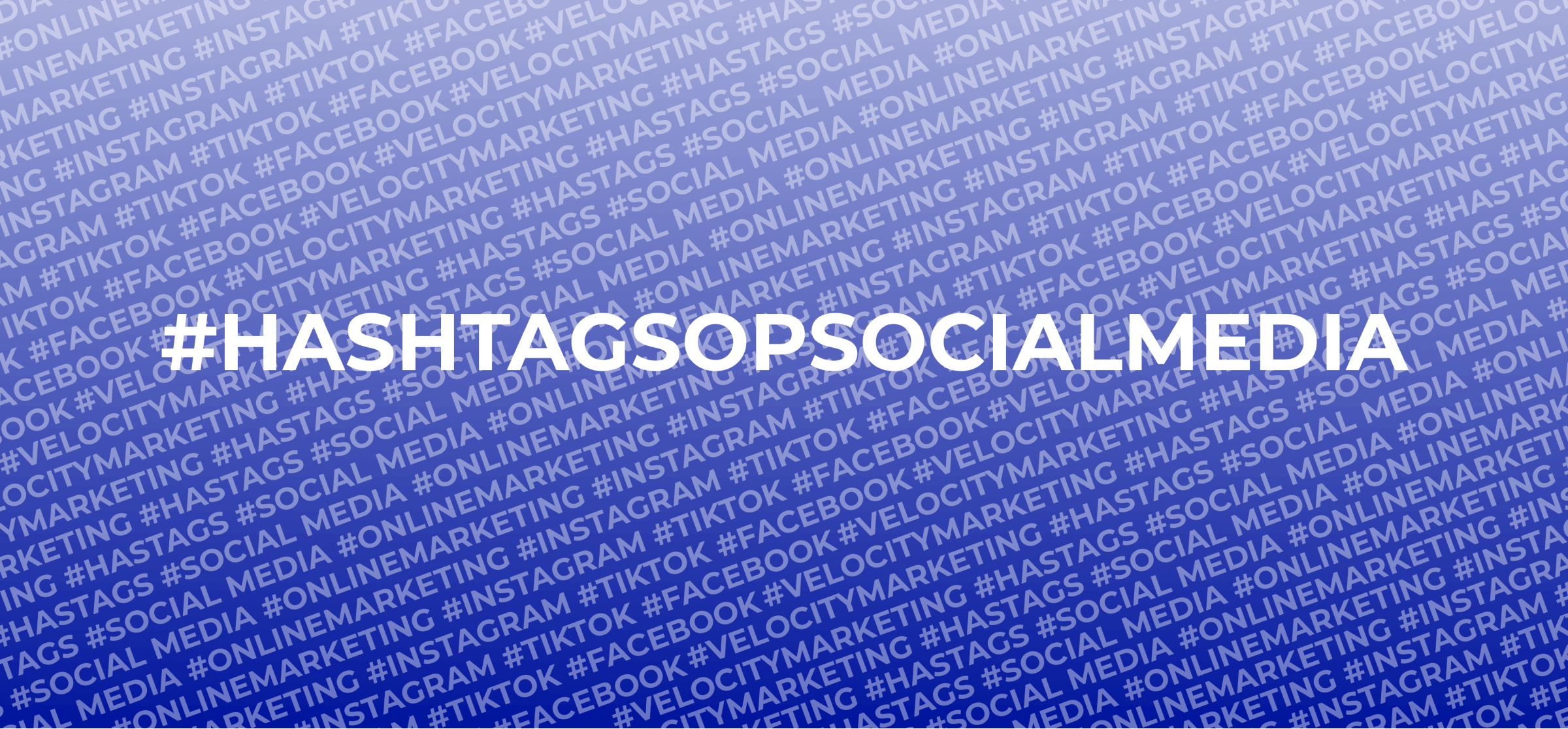 Hashtags op social media