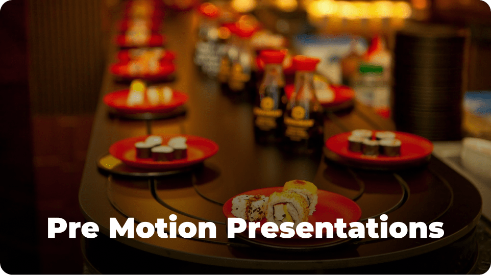 pre motion presentations seo marketing